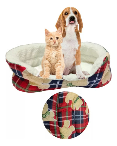 Moises Cama Cucha Corderito Perro Gato Mascota Raza 58cm