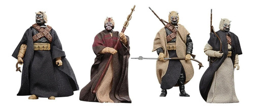 Boneco De Ação Star Wars Tusken Raiders 9,5 Cm, Pacote Com 4