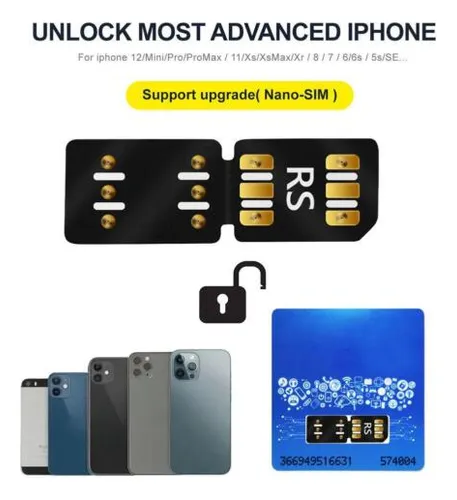 Tarjeta Heicard Unlock Chip Sim Nano Turbo Para