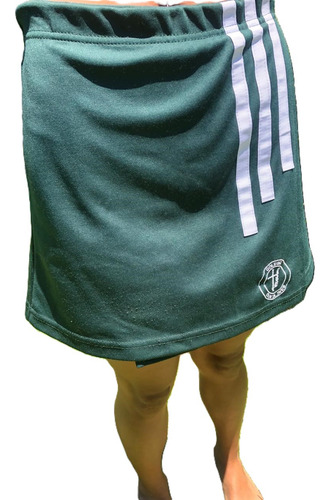 Pollera Con Tapa Y Calza Colegio Santa Ines T16 Verde Verde Oscuro 16 (Usado)