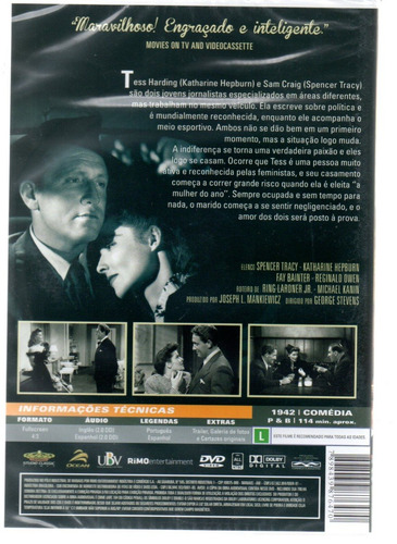 Dvd A Mulher Do Dia - Studio Classic - Bonellihq L19
