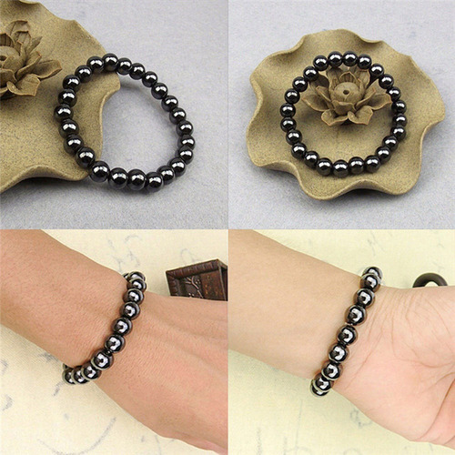 Kit 2 Pulseira Terapia Magnética Emagrecedora Bracelete 8