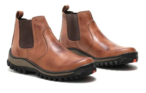 Bota Masculina Adventure Agronomia Em Couro Legitimo