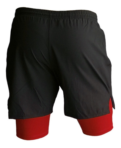 Imagen 3 de 4 de Short Deportivo Hombre Runner Con Licra
