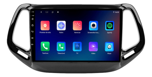 Multimidia Compass 17/21 9p Adak Octacore Carplay 4g 64gb