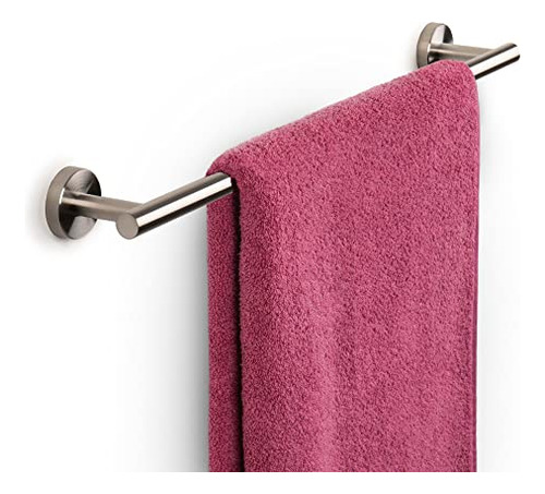 - Brushed Nickel 24  Towel Bar - Wall Mounted Towel Hol...