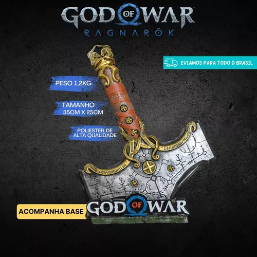 GANHEI A EDIÇÃO DE COLECIONADOR DE GOD OF WAR RAGNAROK COM O MARTELO DO  THOR! 