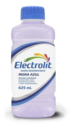 Electrolit Suero Rehidratante Sabor Mora Azul 625 Ml