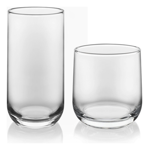 Juego De 16 Vasos De Vidrio, Libbey :o