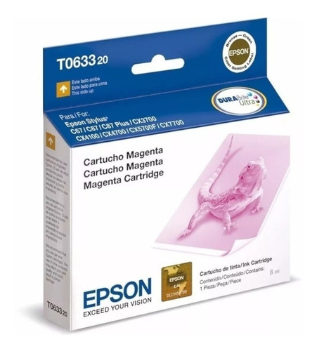 Recarga Cartucho Epson T063320 Rojo 