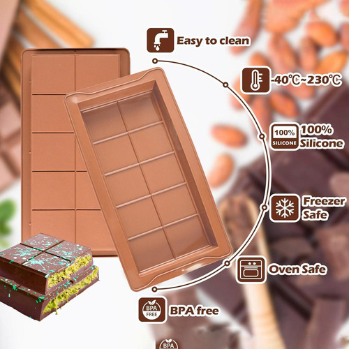 Molde Para Hacer Barras De Chocolate Molde De Silicona Para
