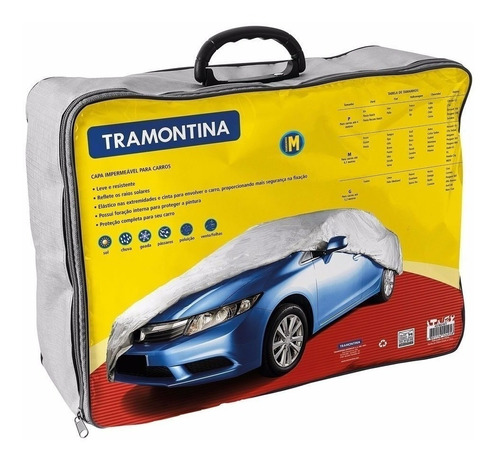 Capa De Carros Tamanho M Protege Chuva Poeira- Tramontina