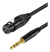 Comprar Cable Xlr Hembra A Plug 6,3mm Stereo 3 Metros