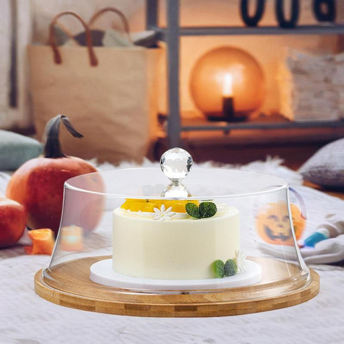 Soporte Para Tartas A Prueba De Polvo Con Cubierta S
