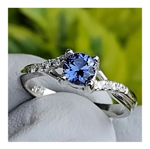 Anillos de compromiso azules sales
