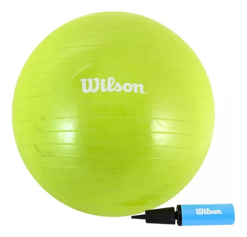 Pelota Fitness Wilson Pilates 65cm Verde Pp0065