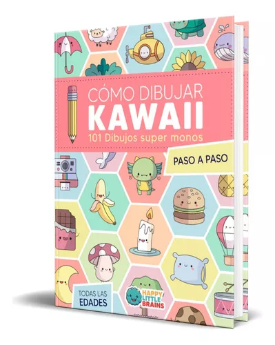 Como dibujar un LIBRO KAWAII SONRIENTE, dibujos para niños 💓⭐ How to draw  a SMILING BOOK