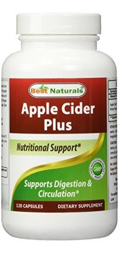 Best Naturals Cápsulas De 500 Mg Vinagre De Sidra De Manzana