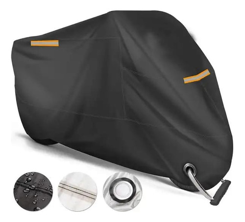 Carpa Moto, Impermeable 100% Forro De Motos, Reflectiva