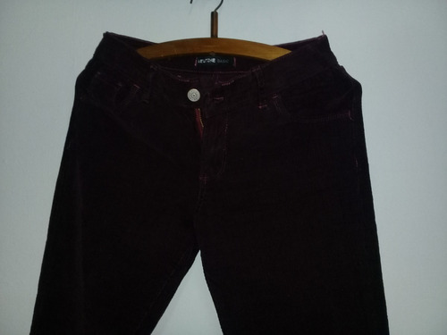 Pantalon Corderoy Elastizado Dama Leutthe 38