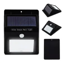 Comprar Aplique Reflector Led Panel Solar Con Sensor Movimiento 4w 20 Leds