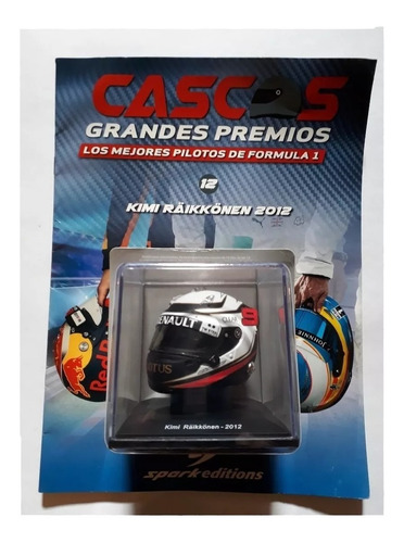 Cascos Grandes Premios F1 Kimi Raikkonen Spark Fasc. N°12
