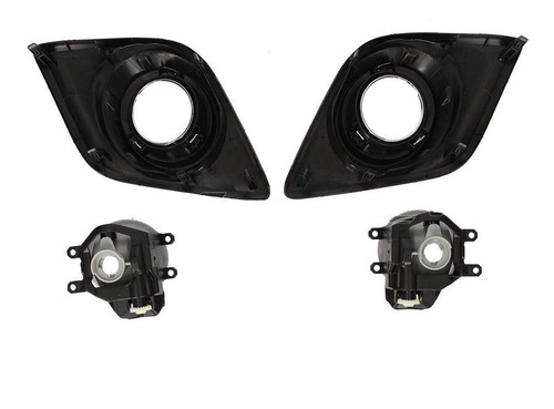 Imagen 2 de 9 de Juego Faro Auxiliares Para Toyota Hilux 2016 2017 2018 C/rej
