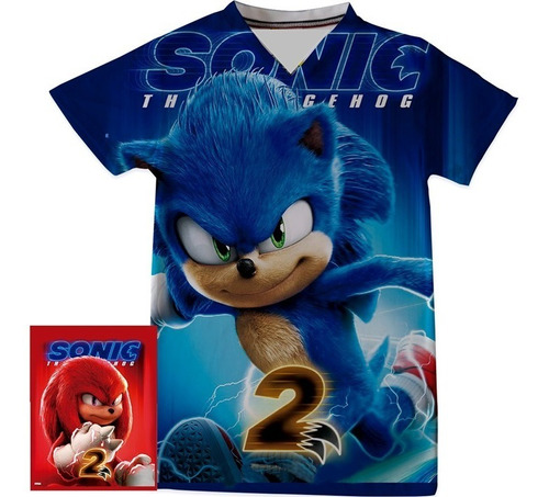Camisetas Game Sonic Disponible En Todas Las Tallas