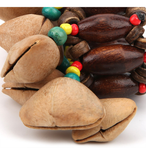 Imagen 6 de 10 de Brazalete De Tambor Africano Hecho A Mano Con Campana De Cás