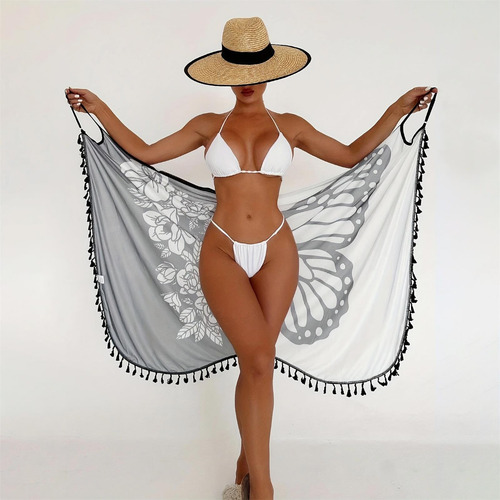 El Traje De Baño De De Las Mujeres De Boho Cubre La Ropa De