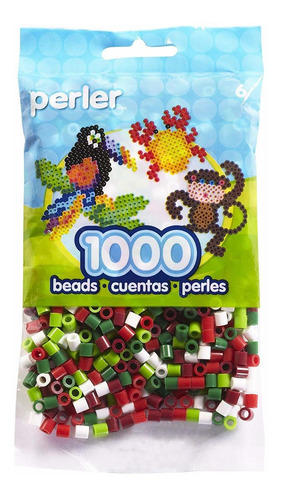 Canutillos Hama Beads 1000 Unidades Color Mix Navideño