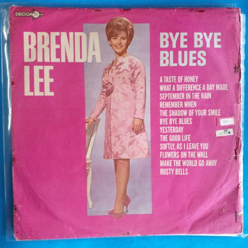 Lp Brenda Lee / Bye Bye Blues