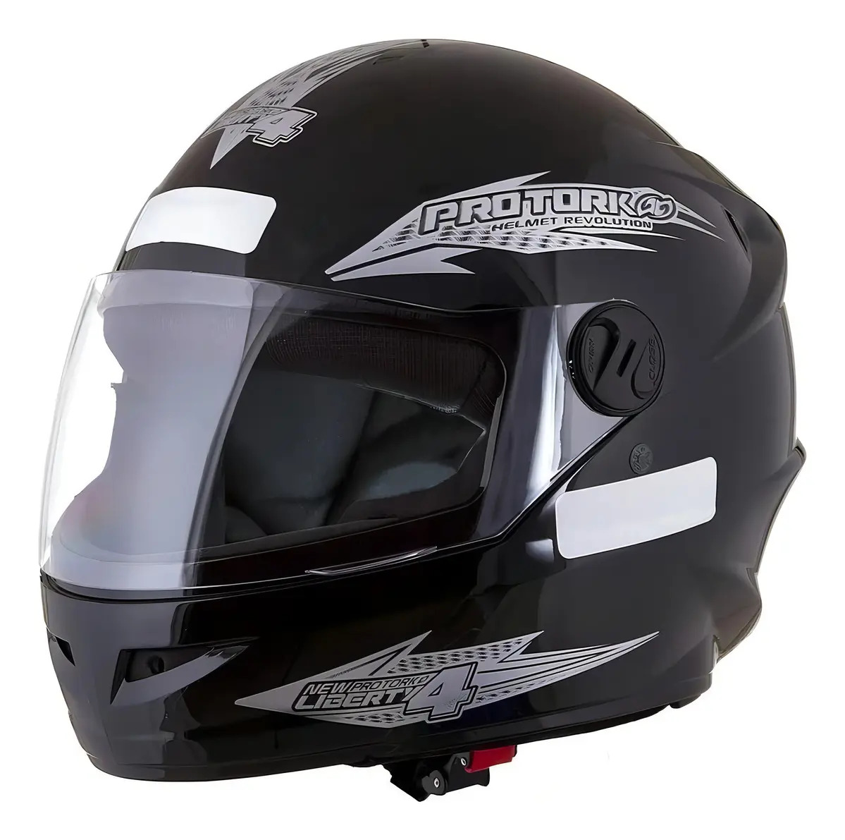 Capacete New Liberty Four 56 Preto Pro Tork Desenho Solid