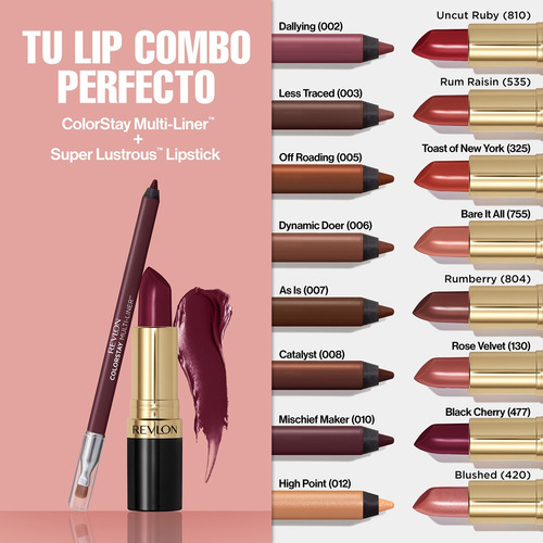 Delineador De Labios Revlon Multi-liner Tono High Point