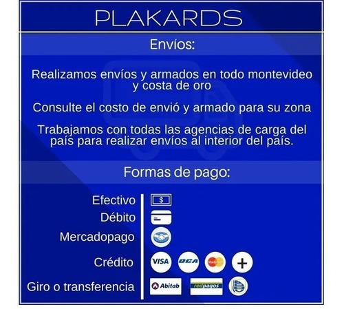 Imagen 6 de 7 de Kit - Barrote Aluminio - Perchero - Plakards