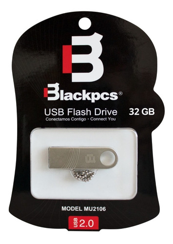 Blackpcs 2108 Mu2108s-32 Memoria Usb 32gb Plata Color Plateado