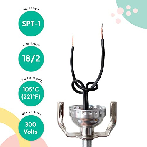 Cable De Lámpara Negro «i Like That Lamp» De 8 Pies, Recubie