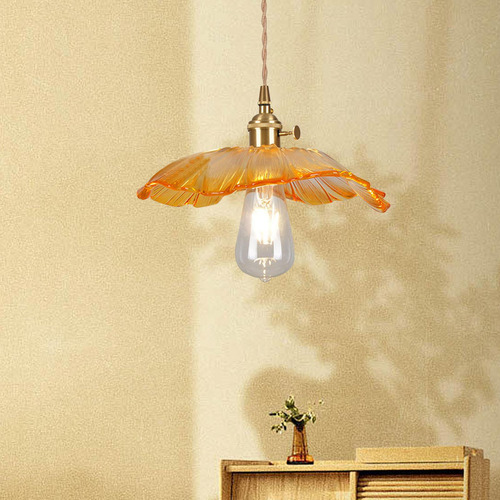 Lámpara Colgante Moderna, Lámpara Colgante Led, Naranja