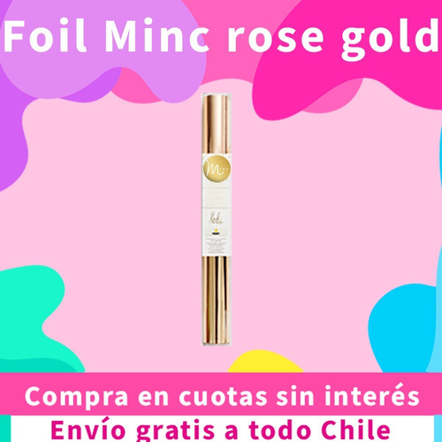 Foil Rose Gold Para Termolaminadora Tonner