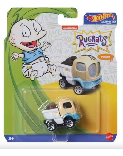 Hot Wheels Best Of Character Car Rugrats Tommy Color Beige