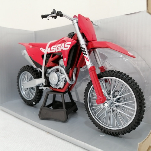 Moto Enduro Gasgas, Escala 1/12, New Ray, 18cms Largo. 