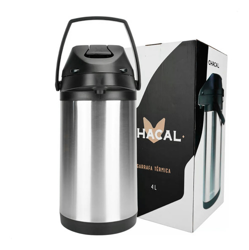 Garrafa Térmica Em Aço Inox 4 Litros - Chacal