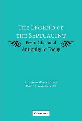 Libro The Legend Of The Septuagint - Abraham Wasserstein