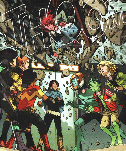 Imagen 3 de 3 de Jóvenes Titanes - Teen Titans - Tierra Uno - Vol 2 - Ed. Ecc