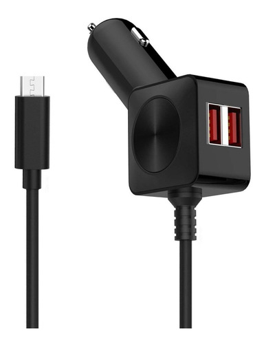 Cargador De Auto - Vogek - Qc 3.0 - 3 Puertos Cable Microusb