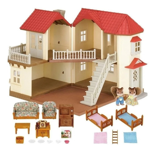 Sylvanian Families 3645 - Casa De La Ciudad Con Luces Intek