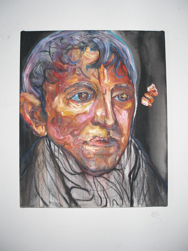 Retrato Manuel Belgrano. La Rocca. Arte Microconceptual.
