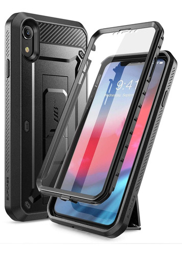 Funda Para iPhone XR Con Protector De Pantalla Negro