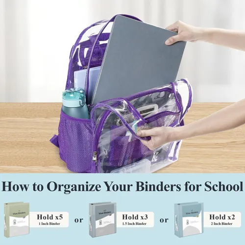 Mochilas transparentes grandes hotsell