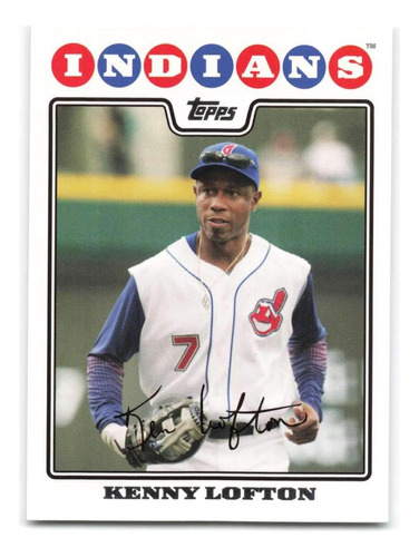 2008 Topps 93 Kenny Lofton Nm-mt Béisbol De Los Indios De Cl